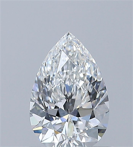 Picture of Natural Diamond 0.60 Carats, Pear with  Cut, E Color, VS1 Clarity and Certified by GIA