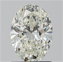 Natural Diamond 1.20 Carats, Oval with  Cut, J Color, SI2 Clarity and Certified by GIA