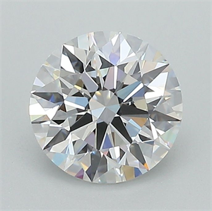 Picture of Lab Grown Diamond 1.34 Carats, Round with Ideal Cut, E Color, VVS2 Clarity and Certified by IGI