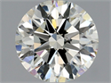 Natural Diamond 1.30 Carats, Round with Excellent Cut, L Color, SI1 Clarity and Certified by GIA