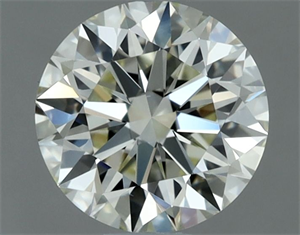 Picture of Natural Diamond 0.70 Carats, Round with Excellent Cut, K Color, VVS2 Clarity and Certified by IGI