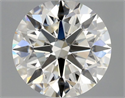 Natural Diamond 0.90 Carats, Round with Excellent Cut, H Color, VS1 Clarity and Certified by GIA