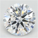 Del inventario de diamantes de laboratorio, 3.56 quilates, Redondo , Color D, claridad VVS1 y certificado GIA