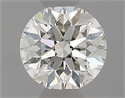 Natural Diamond 0.40 Carats, Round with Very Good Cut, I Color, SI1 Clarity and Certified by IGI