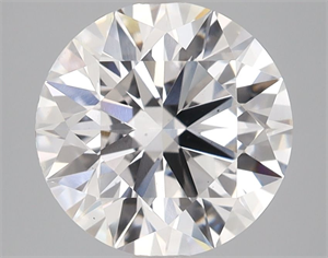 Picture of Lab Grown Diamond 3.05 Carats, Round with Excellent Cut, E Color, VS2 Clarity and Certified by GIA