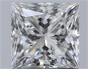 Diamante Natural 1.00 quilates, Princesa , Color F, claridad VS2 y certificado GIA