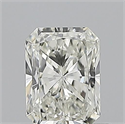 Natural Diamond 0.50 Carats, Radiant with  Cut, I Color, VVS1 Clarity and Certified by GIA