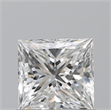 Diamante Natural 0.70 quilates, Princesa , Color F, claridad VS1 y certificado GIA