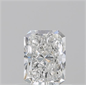 Natural Diamond 0.54 Carats, Radiant with  Cut, G Color, VVS2 Clarity and Certified by GIA