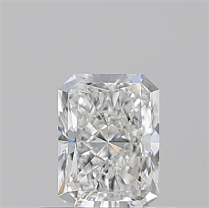 Picture of Natural Diamond 0.54 Carats, Radiant with  Cut, G Color, VVS2 Clarity and Certified by GIA