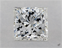 Natural Diamond 1.50 Carats, Princess with  Cut, F Color, SI2 Clarity and Certified by GIA