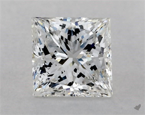 Foto Diamante Natural 1.50 quilates, Princesa , Color F, claridad SI2 y certificado GIA de