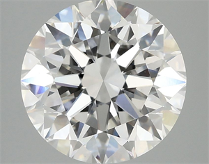 Picture of Lab Grown Diamond 3.95 Carats, Round with Excellent Cut, E Color, VVS2 Clarity and Certified by IGI