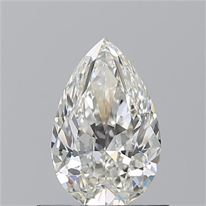 Foto Diamante Natural 0.72 quilates, De pera , Color I, claridad VVS1 y certificado GIA de