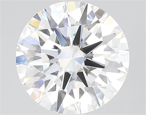Picture of Lab Grown Diamond 3.08 Carats, Round with Ideal Cut, E Color, VVS2 Clarity and Certified by IGI