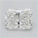 Natural Diamond 0.71 Carats, Radiant with  Cut, I Color, SI1 Clarity and Certified by GIA