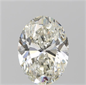 Natural Diamond 1.50 Carats, Oval with  Cut, J Color, VS2 Clarity and Certified by GIA