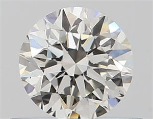 Foto Diamante Natural 0.50 quilates, Redondo , Color I, claridad IF y certificado GIA de