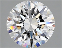 Diamante Natural 2.50 quilates, Redondo , Color D, claridad VVS1 y certificado GIA