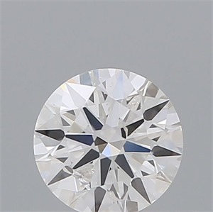 Picture of Natural Diamond 0.41 Carats, Round with Excellent Cut, H Color, I1 Clarity and Certified by GIA