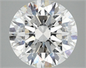 Lab Grown Diamond 5.09 Carats, Round with Ideal Cut, E Color, VVS2 Clarity and Certified by IGI