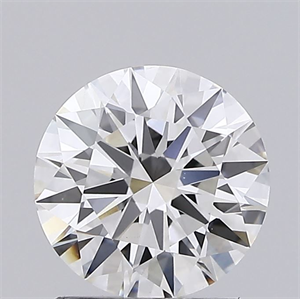 Picture of Lab Grown Diamond 1.48 Carats, Round with Ideal Cut, G Color, VS1 Clarity and Certified by IGI