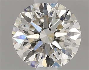 Picture of Natural Diamond 0.60 Carats, Round with Very Good Cut, L Color, SI2 Clarity and Certified by GIA