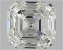 Diamante Natural 1.20 quilates, Asscher , Color H, claridad VVS2 y certificado GIA