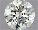 Natural Diamond 0.46 Carats, Round with Excellent Cut, K Color, VS1 Clarity and Certified by GIA