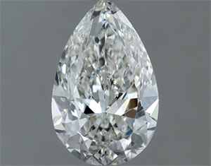 Picture of Natural Diamond 0.50 Carats, Pear with  Cut, H Color, SI2 Clarity and Certified by GIA