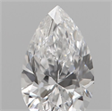 Diamante Natural 0.10 quilates, De pera , Color G, claridad VVS1 y certificado IGI