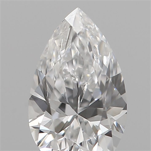 Foto Diamante Natural 0.10 quilates, De pera , Color G, claridad VVS1 y certificado IGI de