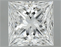 Diamante Natural 1.00 quilates, Princesa , Color F, claridad VS2 y certificado GIA