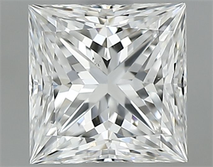 Foto Diamante Natural 1.00 quilates, Princesa , Color F, claridad VS2 y certificado GIA de