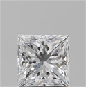 Natural Diamond 1.20 Carats, Princess with  Cut, D Color, VS1 Clarity and Certified by GIA