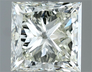 Picture of Natural Diamond 1.00 Carats, Princess with  Cut, K Color, VS1 Clarity and Certified by IGI