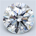 Diamante Natural 3.02 quilates, Redondo , Color F, claridad VS2 y certificado GIA