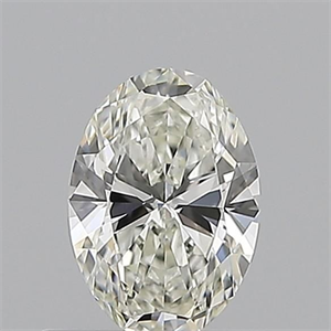 Picture of Natural Diamond 0.51 Carats, Oval with  Cut, I Color, VVS1 Clarity and Certified by GIA