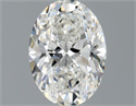 Natural Diamond 1.11 Carats, Oval with  Cut, G Color, VVS2 Clarity and Certified by GIA