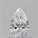 Diamante Natural 0.51 quilates, De pera , Color D, claridad VVS1 y certificado GIA
