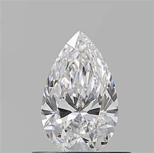 Foto Diamante Natural 0.51 quilates, De pera , Color D, claridad VVS1 y certificado GIA de