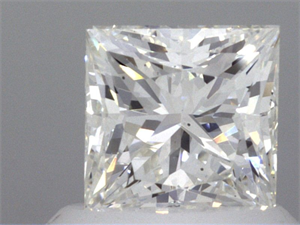 Picture of Natural Diamond 0.99 Carats, Princess with  Cut, G Color, SI1 Clarity and Certified by GIA