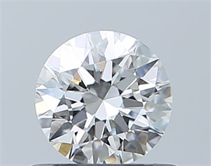 Foto Diamante Natural 0.53 quilates, Redondo , Color F, claridad VS1 y certificado GIA de