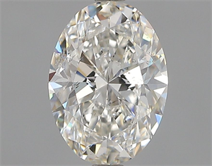 Picture of Natural Diamond 0.82 Carats, Oval with  Cut, H Color, SI2 Clarity and Certified by GIA