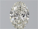 Natural Diamond 1.29 Carats, Oval with  Cut, I Color, SI2 Clarity and Certified by GIA