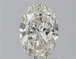 Picture of Natural Diamond 1.29 Carats, Oval with  Cut, I Color, SI2 Clarity and Certified by GIA