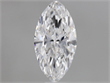 Natural Diamond 0.50 Carats, Marquise with  Cut, D Color, SI1 Clarity and Certified by GIA