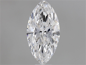 Picture of Natural Diamond 0.50 Carats, Marquise with  Cut, D Color, SI1 Clarity and Certified by GIA