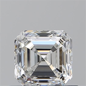 Picture of Natural Diamond 0.70 Carats, Asscher with  Cut, G Color, VVS2 Clarity and Certified by GIA