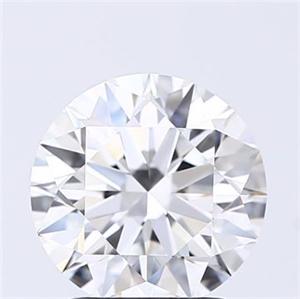 Picture of Lab Grown Diamond 2.03 Carats, Round with Excellent Cut, D Color, VS2 Clarity and Certified by GIA